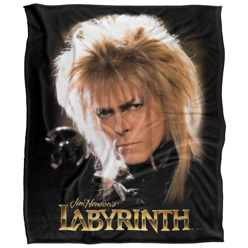 Labyrinth Crystal Ball Silky Jareth The Goblin King Supersoft Blanket