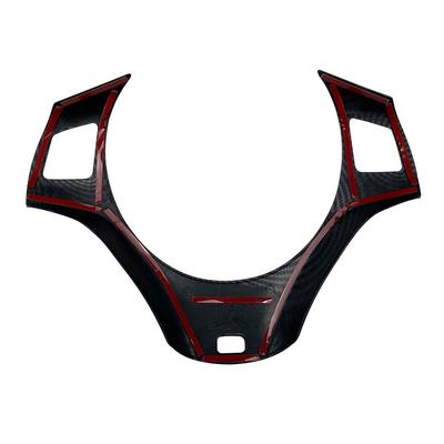 For BMW 3 Series E90 E91 E92 E93 2005-2012 Carbon Fiber Car Steering Wheel Trim Car Steering Wheel Decoration Cover  Accessorie