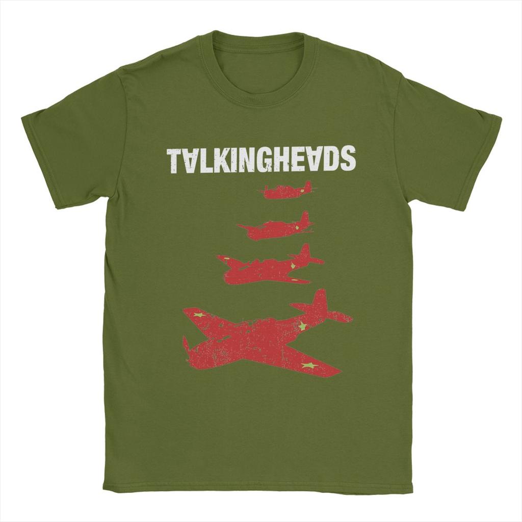Talking Heads Remain In Light Pánská vintage trička 100% bavlněné tričko s kulatým výstřihem a krátkým rukávem s potiskem