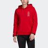Adidas 70 Years Anniversary Casual Sports Comfortable Versatile Hoodie Women Hoodies Red FS8978