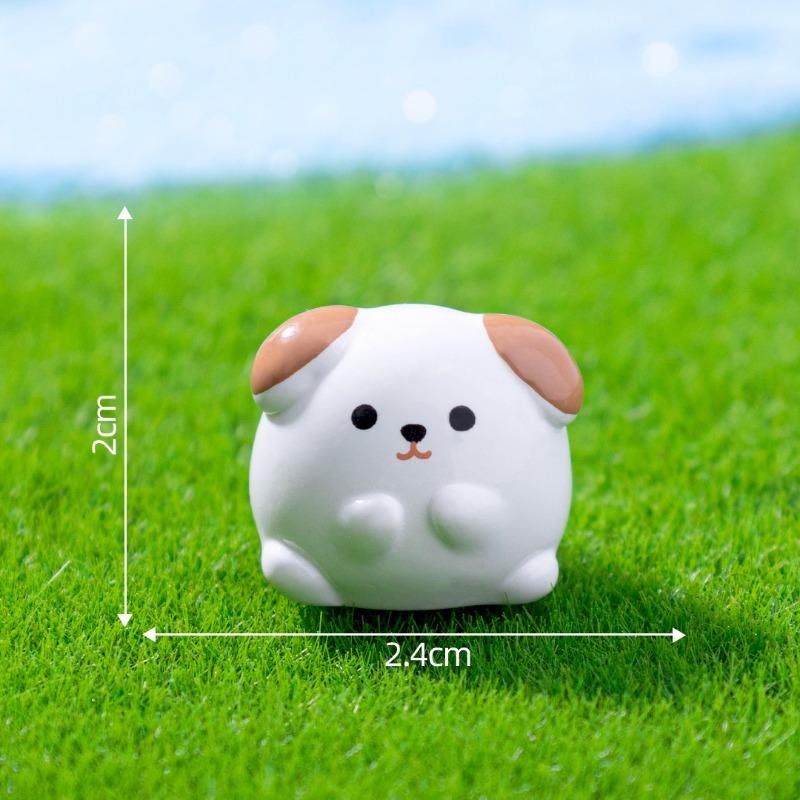 Cute and Chubby Panda Capybara Little Animal Figurines Cute Particle Decorations Hanging Accessories and Small Ornaments