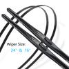 2x For Hyundai I10 N-Line AC3 AI3 MK3 ~2023 Front Wiper Blades Brushes Window Windshield Windscreen U J Hook Car
