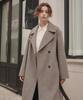 Ava Molli [Hand Made] Pure Wool Belted Double Ct (Grey)