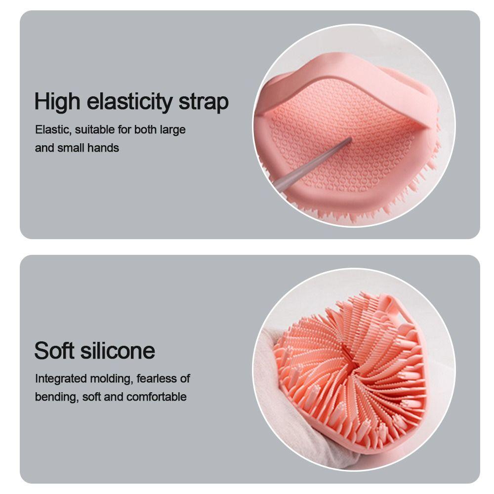 Szczotka do mycia twarzy i ciała pod prysznic Silikonowa złuszczająca masująca szczotka do kąpieli Do wszystkich rodzajów skóry