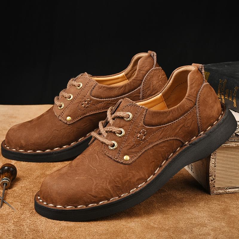 Fashion Men's Casual Shoes Classics Solid Color Business Casual Shoes Comfortable Driving Shoes High Quality Men Formal Dress Footwear