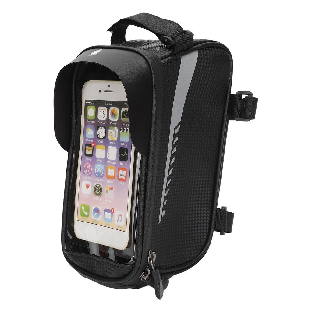 Bicycle Front Rack Bag Waterproof Tough Sufficient Space Handlebar Bike Pouch for Galaxy S8 S7 Note 7