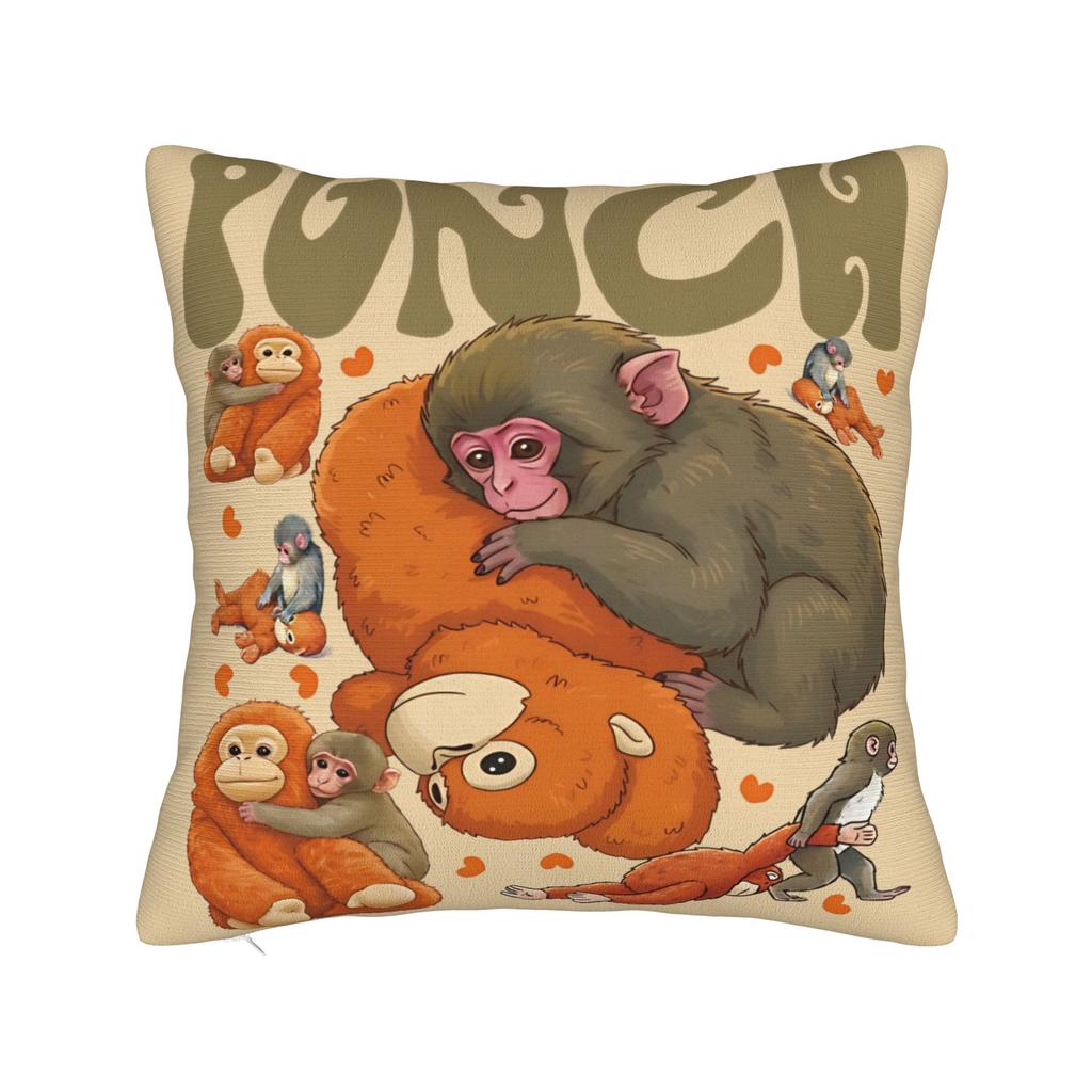 Baby Monkey Punch Team Punch Pillow Case Funny Pillow Cover Graphic Pillowcases For Living Room Chair