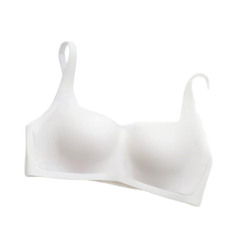 Retro Square Neck Round Chest Summer Thin Comfortable Women's Invisible Seamless Bra Cover Explosion