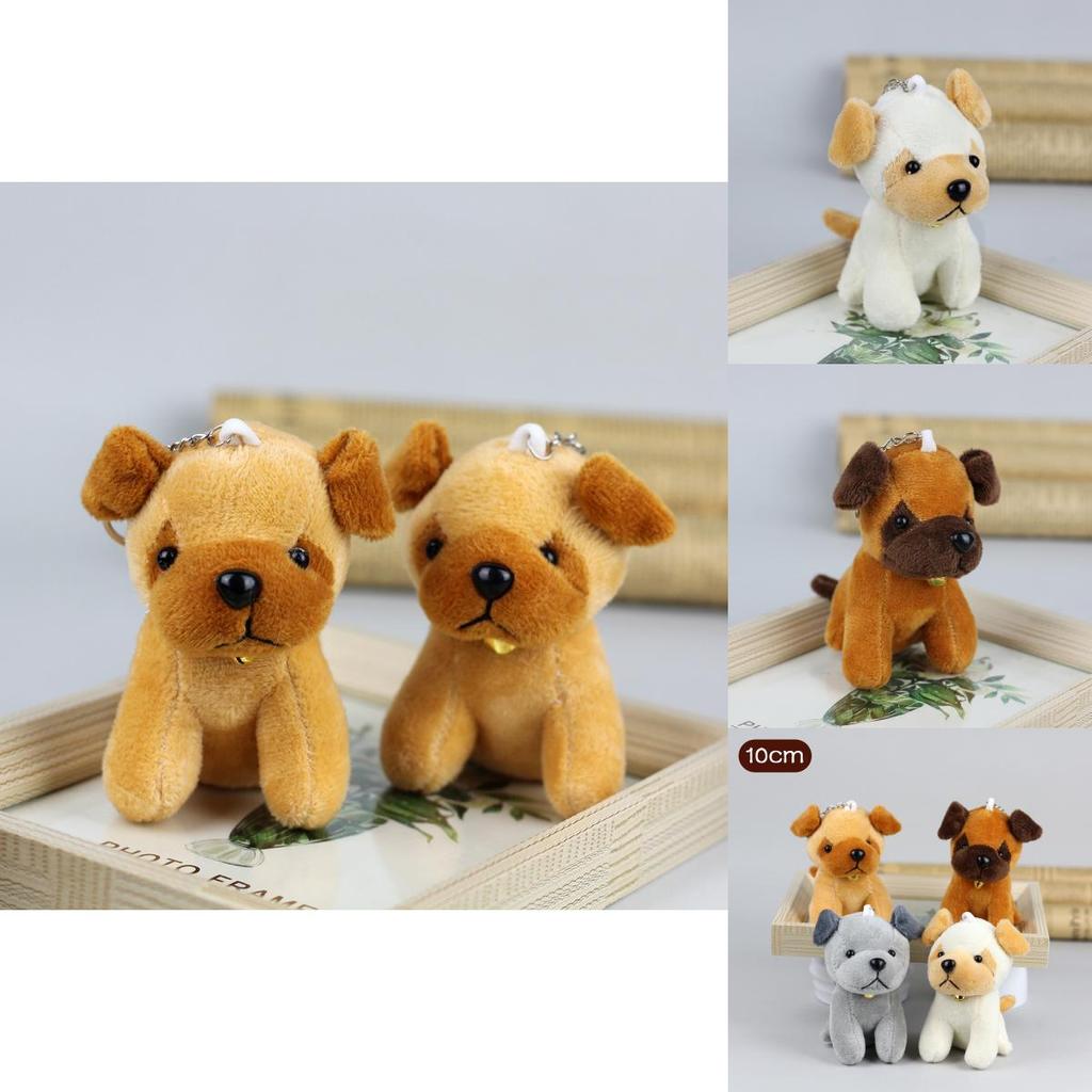 Cute Little Wolfdog Plush Toy Realistic Husky Puppy Stuffed Animal Doll Keychain