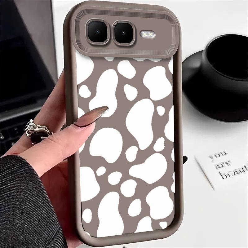 

For Infinix Smart 10 Plus /Smart 10 HD 10HD 10PLUS Case Protect Leopard Print Pattern Silicone Soft Phone Case Matte Back Cover Infinix Smart 10
