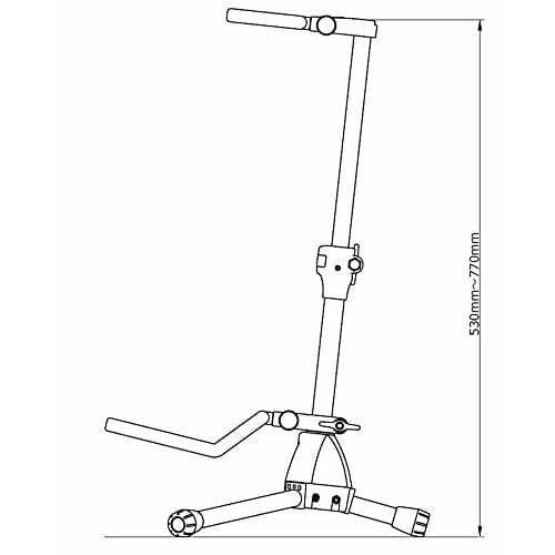 TAMA Professional Grade Guitar Stand 839 Chrome