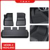 For Model 3 Highland 2024 Floor Mat Left and Right Hand Drive TPE Carpet Waterproof Weather-resistant Foot Pads Mats