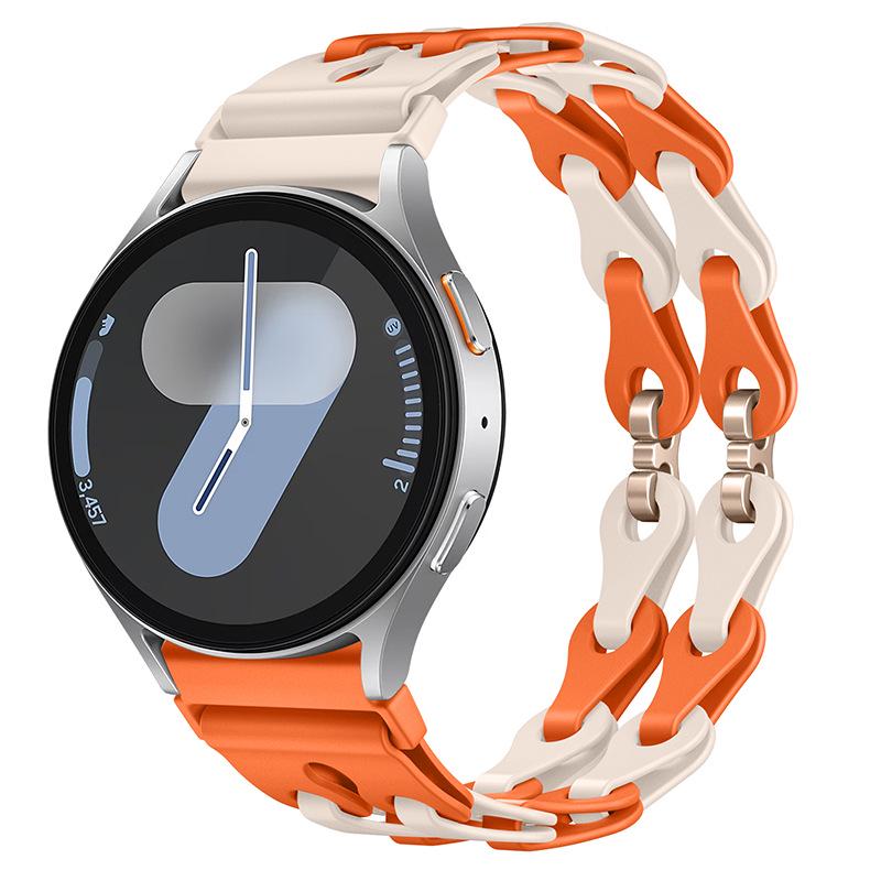 Fashion Hollow Silicone Strap for Samsung Watch7 & Huawei GT3 Pro