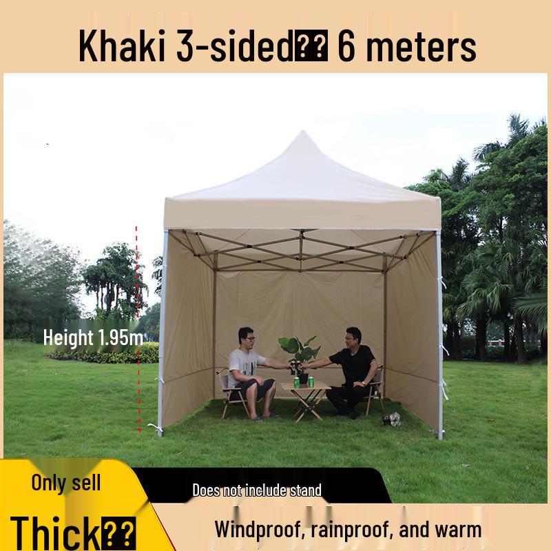 Transparent Tent Side Panel: Windproof & Waterproof Outdoor Canopy Enclosure with Thick Fabric and Durable Edging