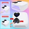 Portable Dual-Light Nail Art Phototherapy Lamp with Smart Sensor - Quick Dry, No Blackening, Nail Salon Special
