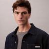 Calvin Klein American Vintage Label Patch Pocket Cotton Denim Shirt Men shirts 4RD709G