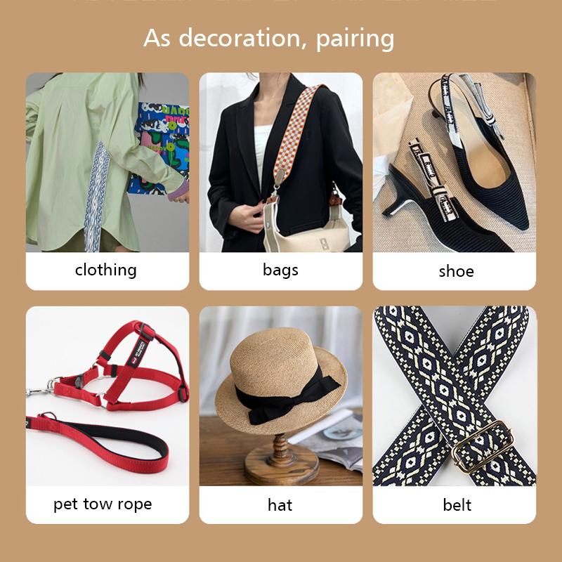 5cmx1Yard Ribbon Luxury Colorful Diamond Pattern Curtain Decor Sewing Accessories Multi-Function Multiple Colors