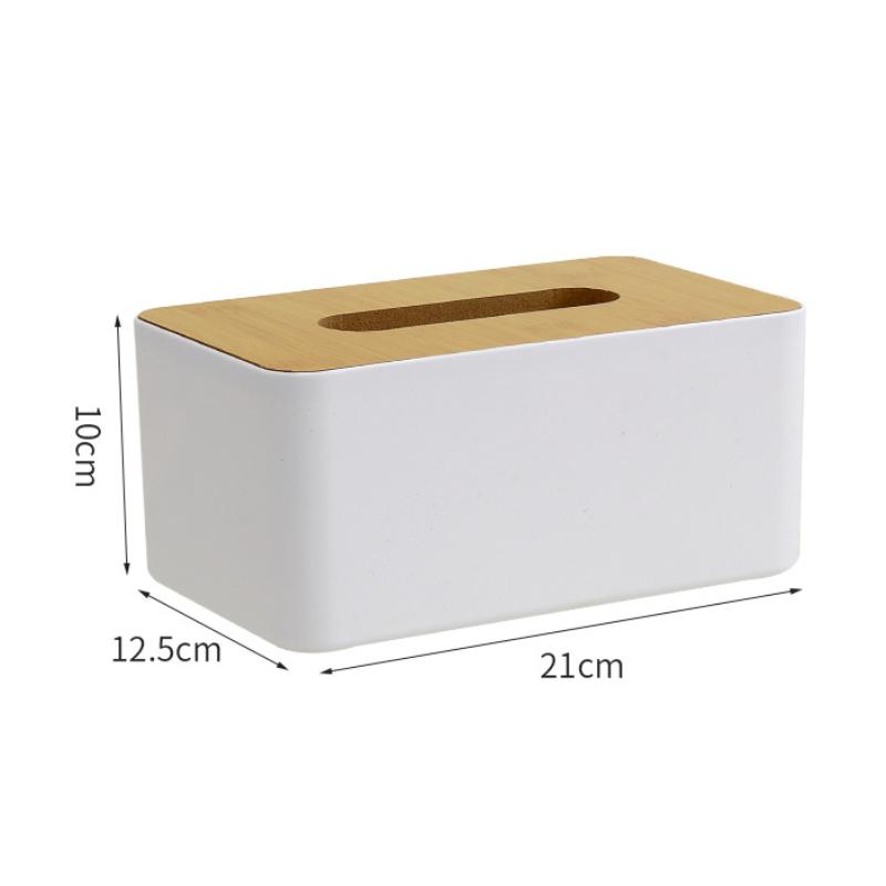 Jednoduchá a moderní stolní zásuvka na ubrousky, tuba na ubrousky pro domácí restauraci, dálkové ovládání na čajový stolek se samostatným úložným boxem