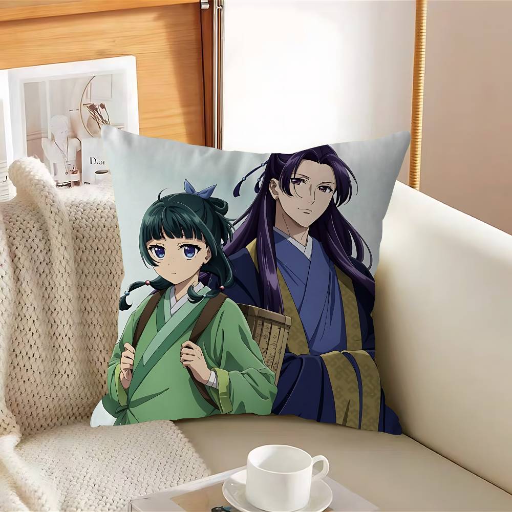 The A-Apothecary Anime Diaries Pillow Case Removable Washable Cushion Cover – All-Season Soft Linen