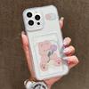Card Slot Holder Silicone Wallet Pocket Case For Samsung S23 S24 S25 Plus iPhone 17 16 14 13 Tecno Spark 10C Infinix Note 30 Cover Clear Phone Bumper