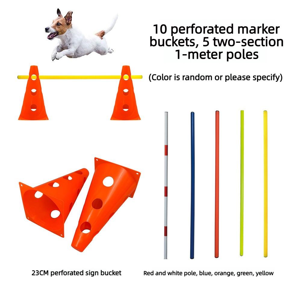 Pet Agility Training Set Jumping Bar Dog Obstacle Training Equipment Hurdle Training Dog Training Device Pet Supplies