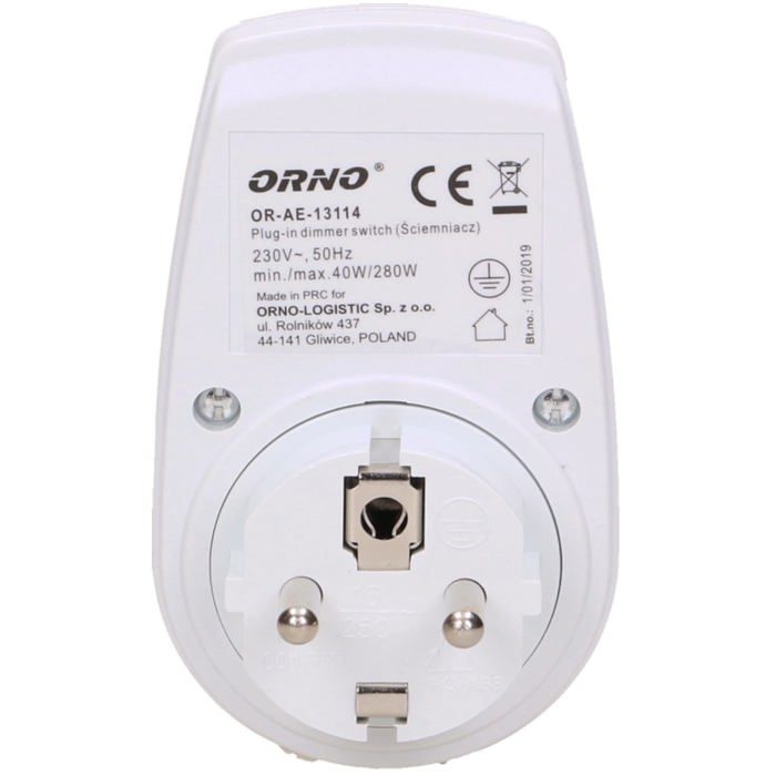 Variateur de lumière - orno - ae-13114 - 280w - rotatif - intérieur