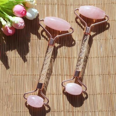 1 szt. Masażer do pielęgnacji twarzy Jade Rollers Beauty Health Skin Scraping Chin Lifting Natural Stone Gouache Massager