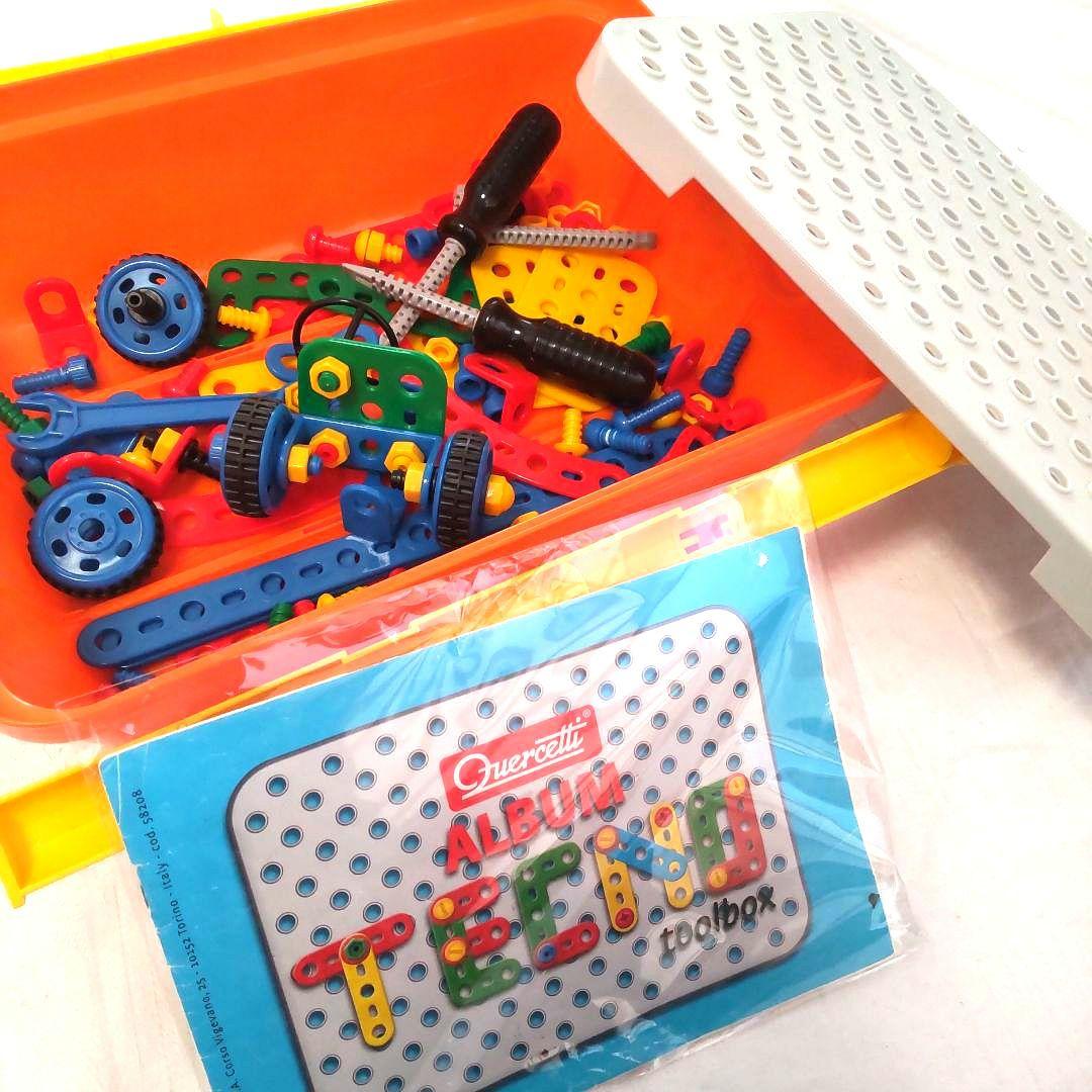 

[USED] Reduced price Quercetti Builder Kit Techno Toolbox Bornelund Purchase
