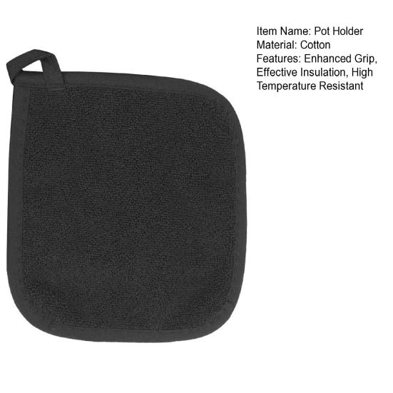 1Pc Non-slip Oven Mitt Reusable Cotton Potholder Heat Resistant Kitchen Mat Insulation Pad for Baking Cooking