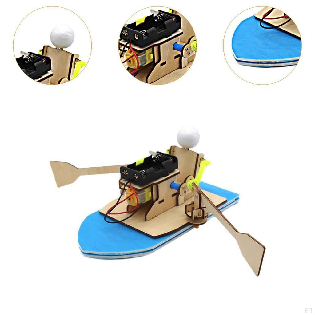 Rowing Electricity Model Physical Scientific Experiment Set DIY Toy Easy to Assemble Fun Physics