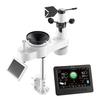 VEVOR 7-in-1 Wi-Fi Weather Station, 177.8 Mm TFT Display, Wireless Solar Powered Outdoor Sensor, Rain Gauge, Indoor Outdoor for Weather Forecast