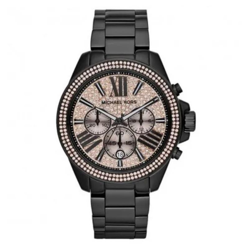 Michael Kors MK5879 Everest Rose Gold-Tone Chronograph Quartz Watch