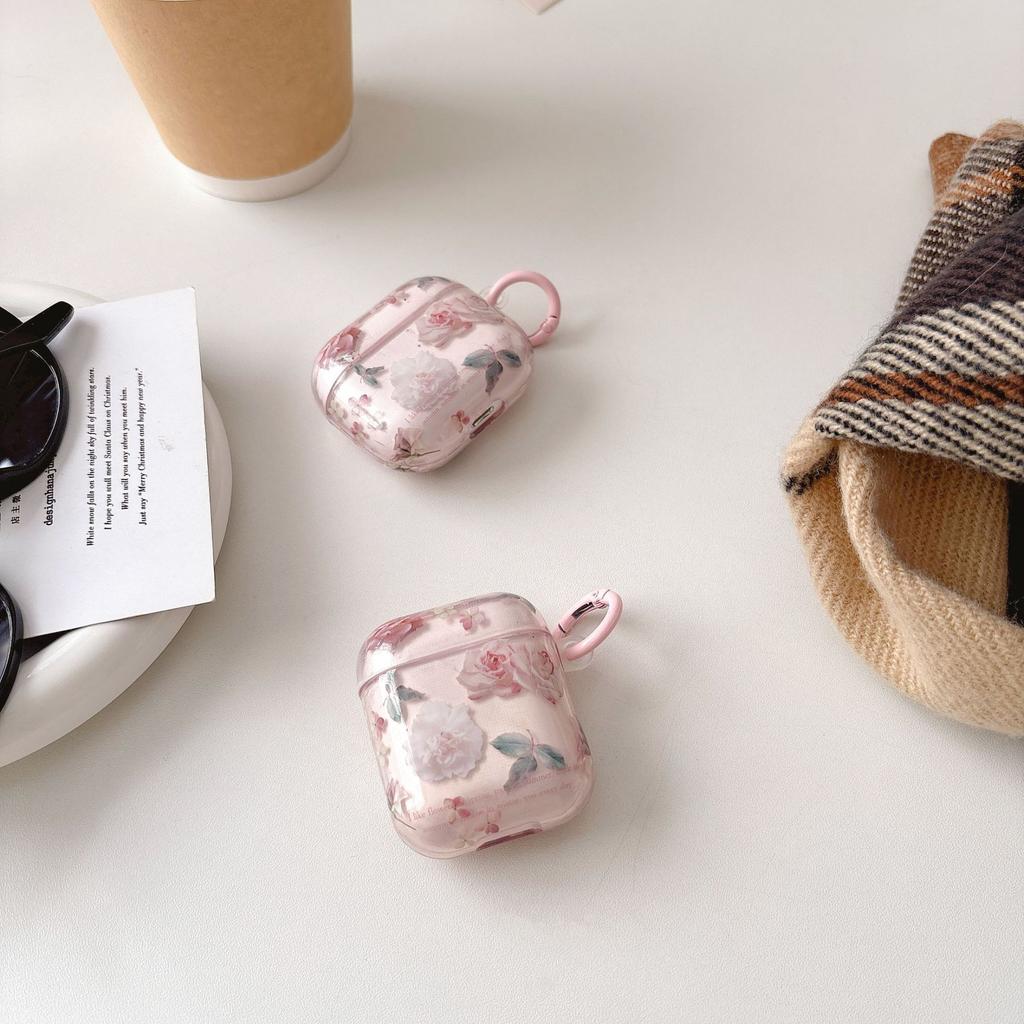 Personality gentle wind niche rose AirPods 1 /1 protective case pro1 bluetooth 1/1 generation earphone case
