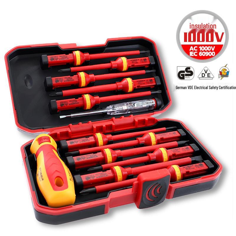 13-Piece 1000V Insulated Electrician's Screwdriver Set