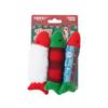 Christmas Plush Cat Toy with Catnip Durable Washable Self-Entertaining Teeth Grinding Chew Toy for Kitten Giochi Per Gatti
