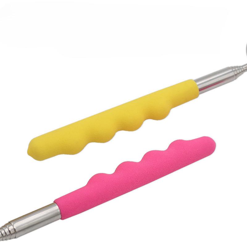 Adjustable Stainless Steel BBQ Skewers With Colored Handles For Chicken Leg Kebabs Outdoor Camping Cooking Tools
