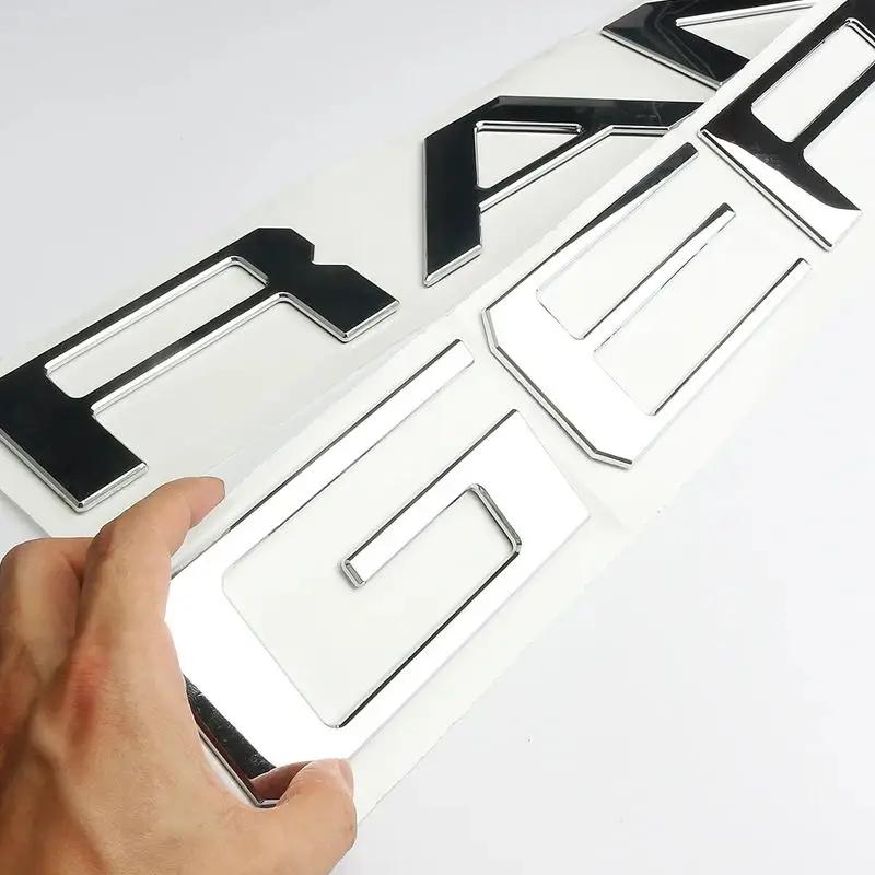 For Ford Ranger T9 2022 2023 2024 New Models Back Door Logo Letter RANGER Wildtrak Sport XLT XLS A2XL 3D Emblem Original Size ABS