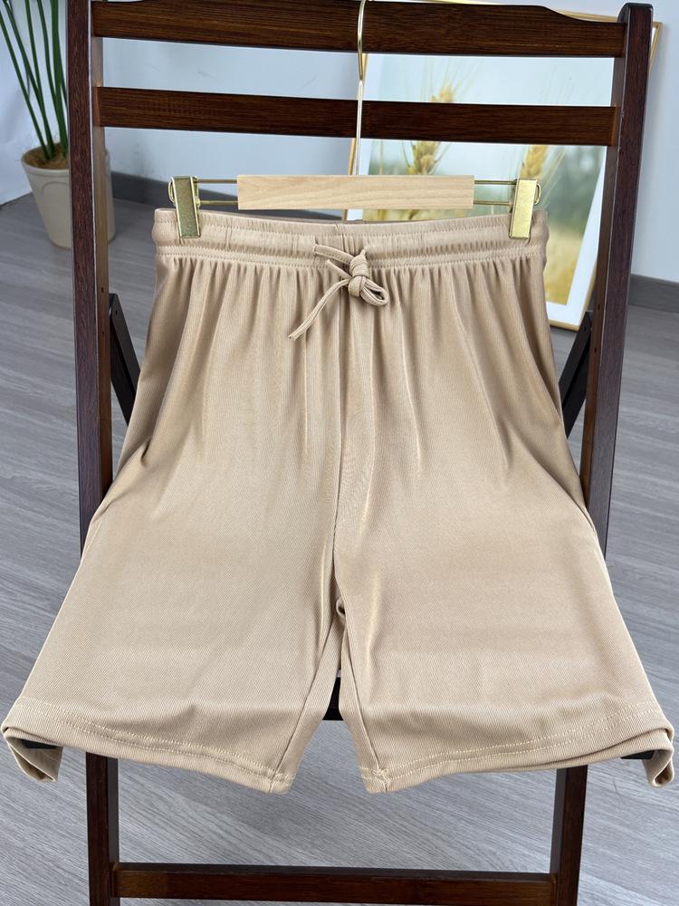 High-Waist Women's Summer Ice Silk Shorts