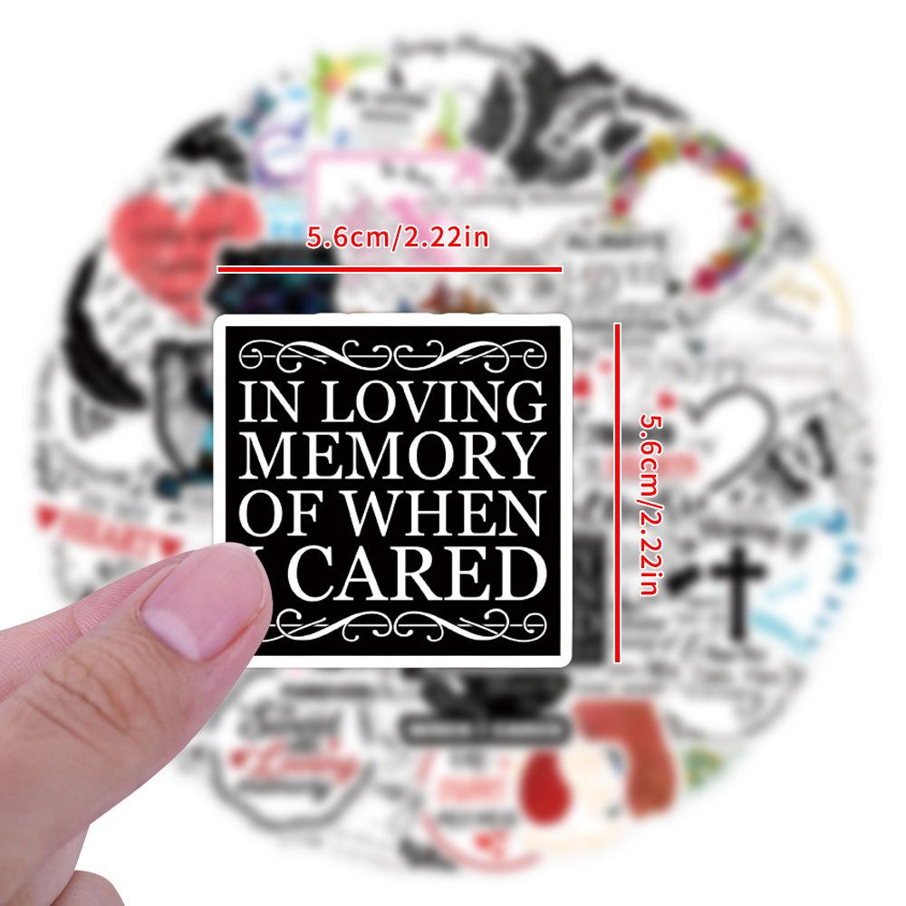 55 New Models In Loving Memory Graffiti Stickers Decorate Suitcase Scooter Stickers