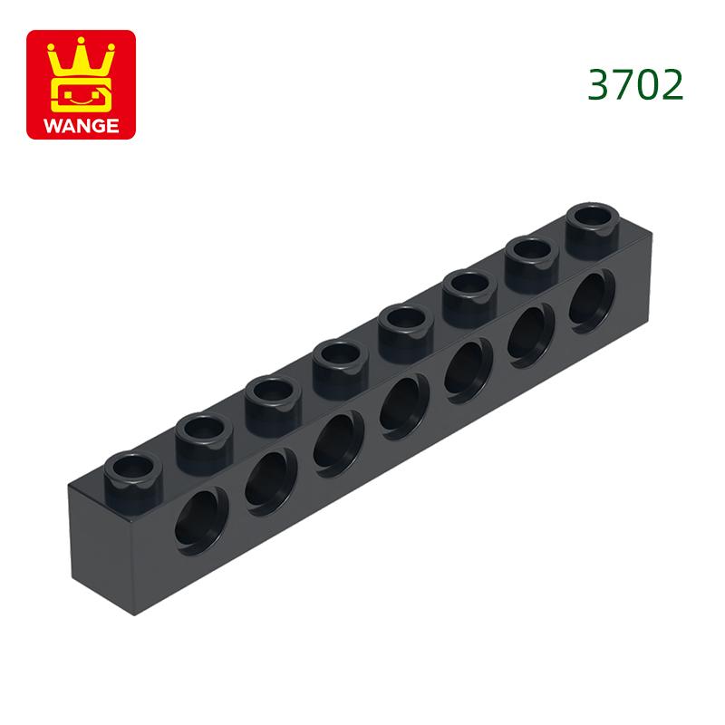 Non-Toxic 36Pcs/Lot 3702 1X8 Holes Thick Bulk Building Blocks Moc Accessories Compatible With Brick Toys Children Gift Box