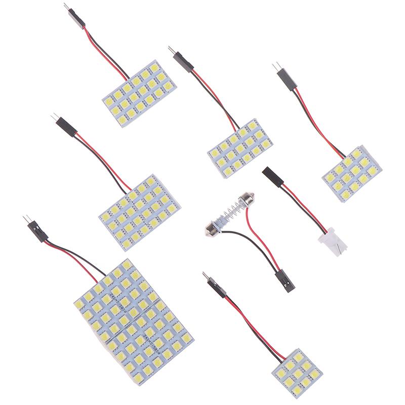 BA9S T10 5W 5050 SMD LED Car Led Vehicle Panel Lamp Auto Interior Reading Lamp Bulb Light Dome Festoon Light DC 12V