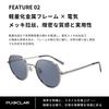 UV400 Lightweight Metal Silicone Nose TAC for and Outdoor Trendy [PUKCLAR] Men's Sunglasses, Cut, Unisex, Frame, Pads, Lenses, Commuting, Driving,