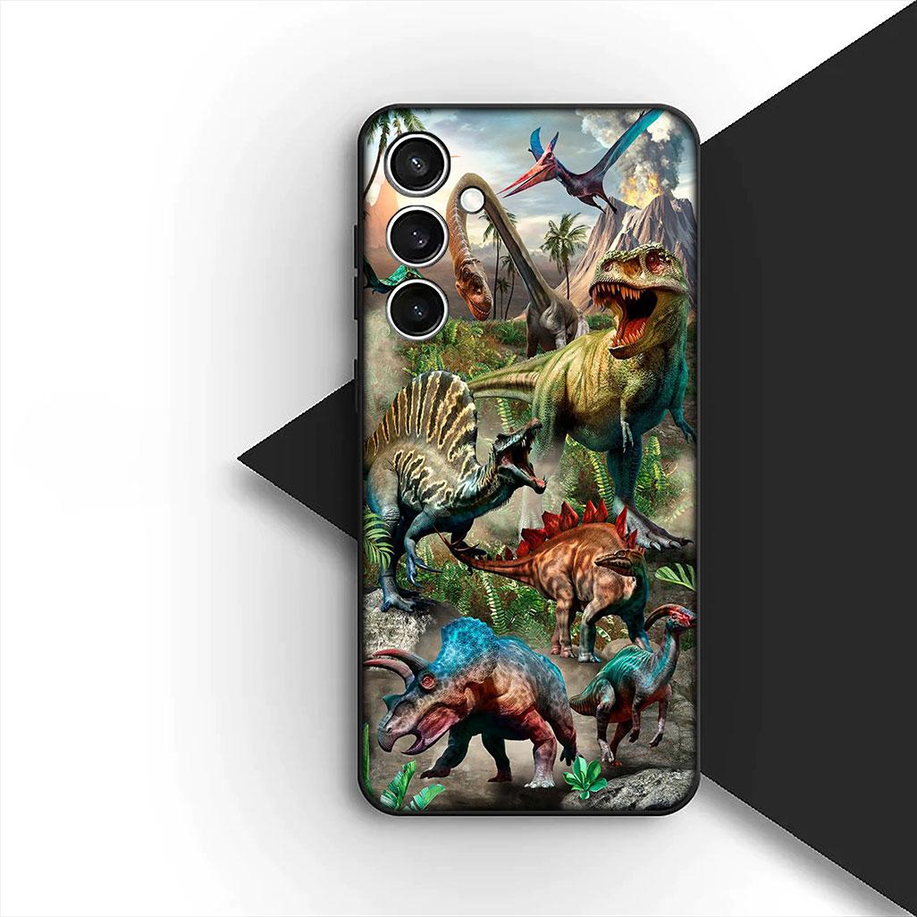 

Wallpaper Dinosaurs Phone Case for Samsung Galaxy S20 S22 S21 FE Ultra Plus A07 A17 A15 A16 A25 A57 A37 Protective Cover Galaxy S20+