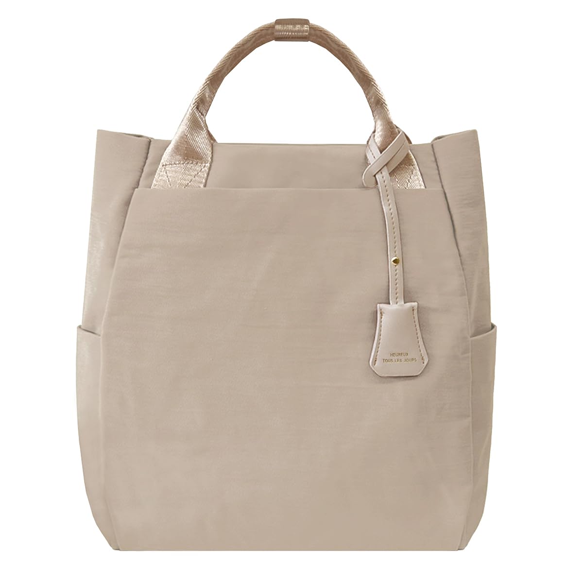 

Gisele BackpackTote Bag, Water-Repellent, 2-Way Design, 9 Pockets, Large Capacity, A4 Size, Perfect for Mothers, Commuters, School, and More,