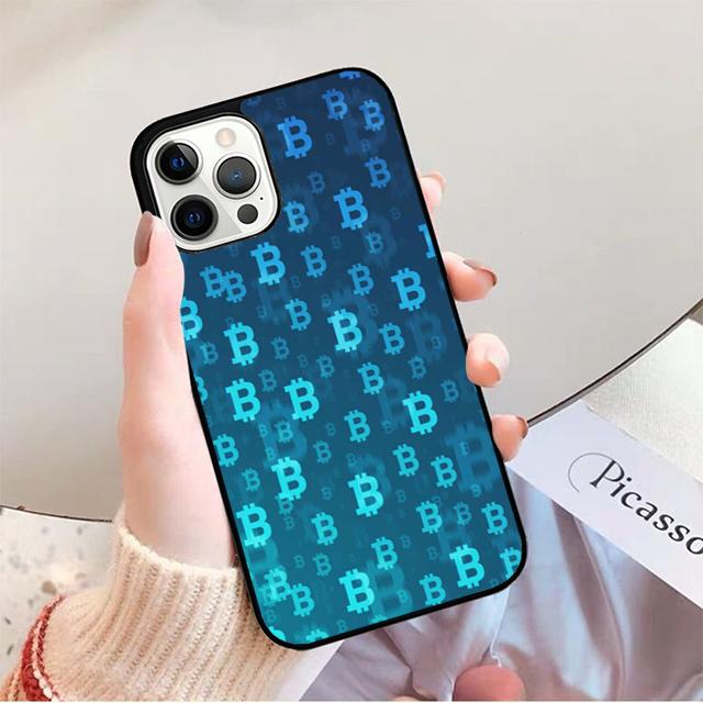 

Bitcoin BTC Phone Case For iPhone 17 Air 14 13 12 16Pro Max 15 Plus Max Cover Shell coque iPhone 16e