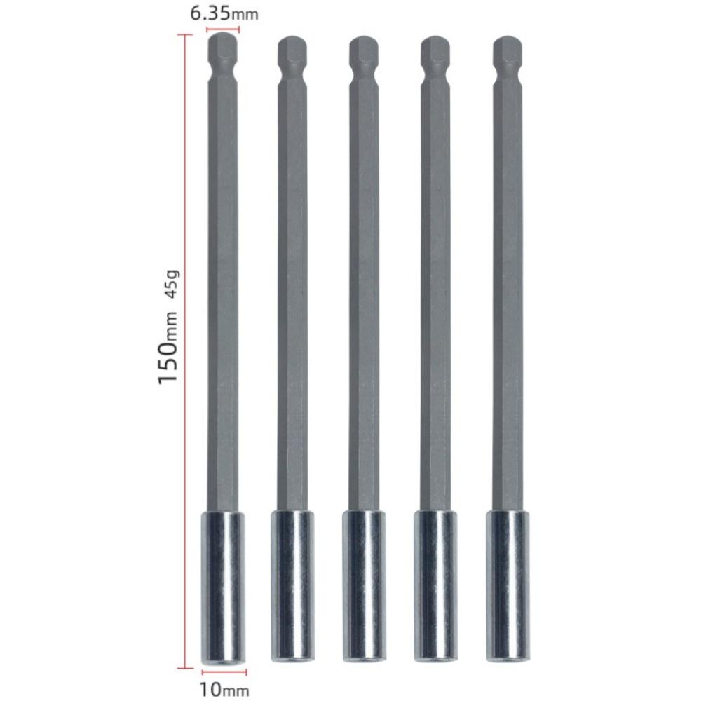 20-1PCS Hex Shank Drill Bit 60MM-150MM Magnetic Screwdriver Extended Link Screwdriver Head Holder Kit Rotary Tool Accessories