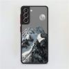 Aesthetic Snow Mountain Matte Case For Samsung Galaxy S22 S20 S21 FE S10 S9 Plus S8 Capa Note 20 Ultra 10 Lite Phone Fundas