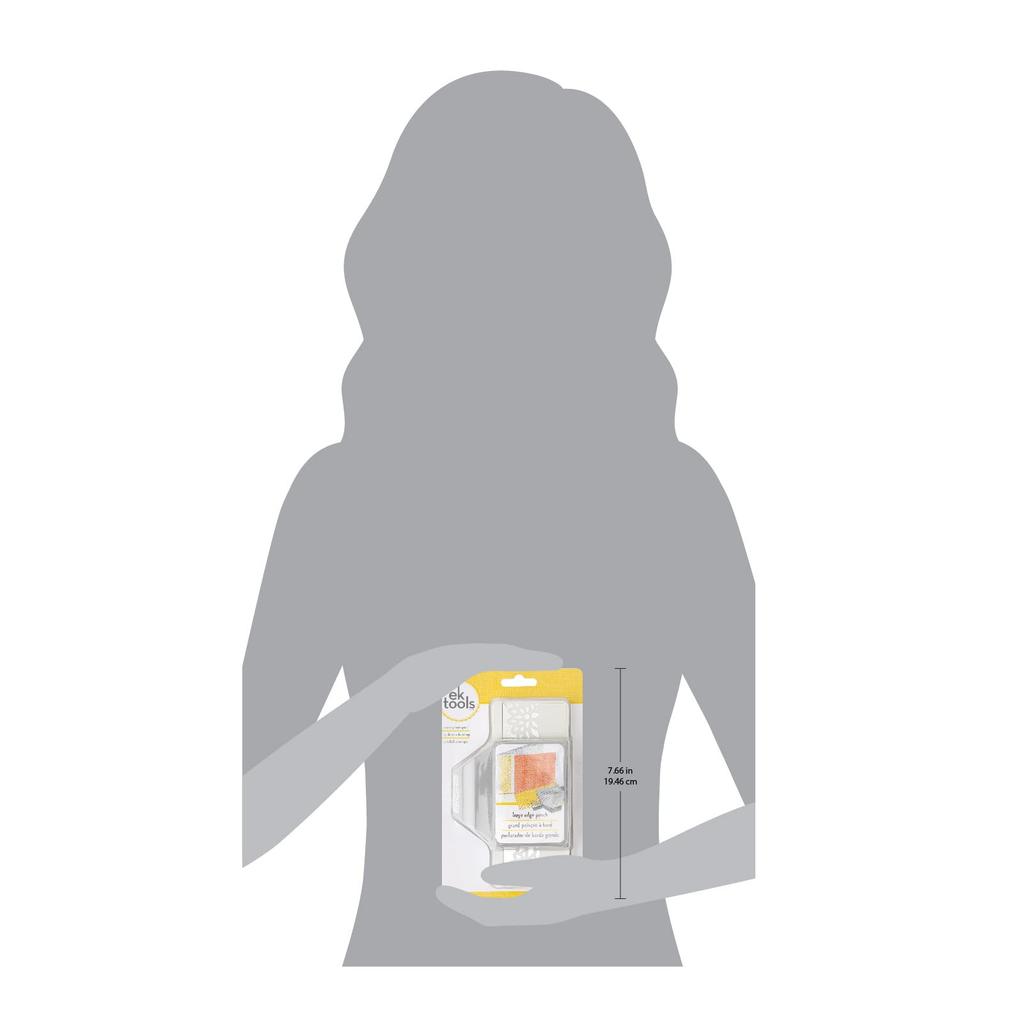 EK Tools Craft Punch Diamond Flowers Scrapbook Message Card