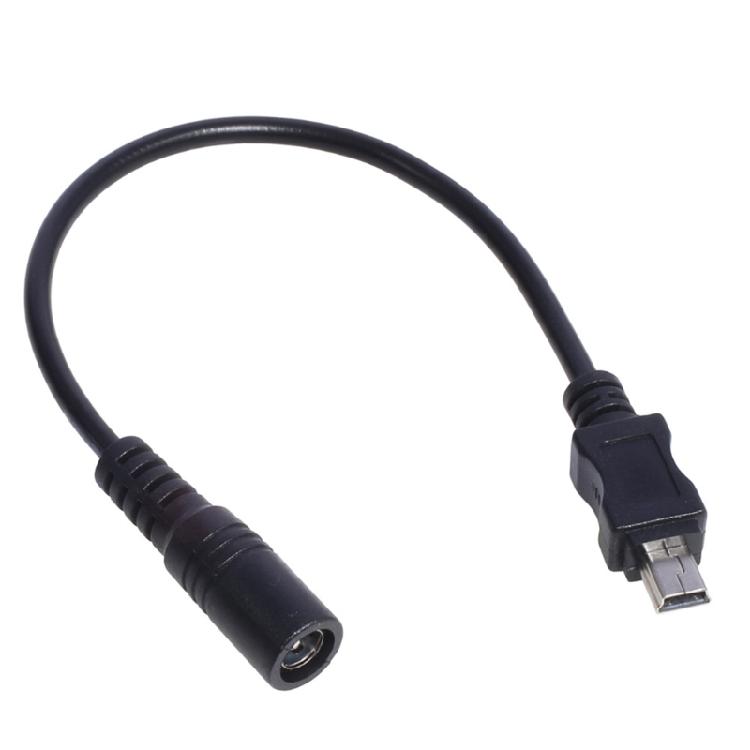 5V 3A Mini USB Power Cable 5.5 x 2.1mm DC Charging Connector for Speaker MP3 MP4