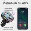 Q6 Fast Charging Bluetooth MP3 Player with Digital Display Car Charger